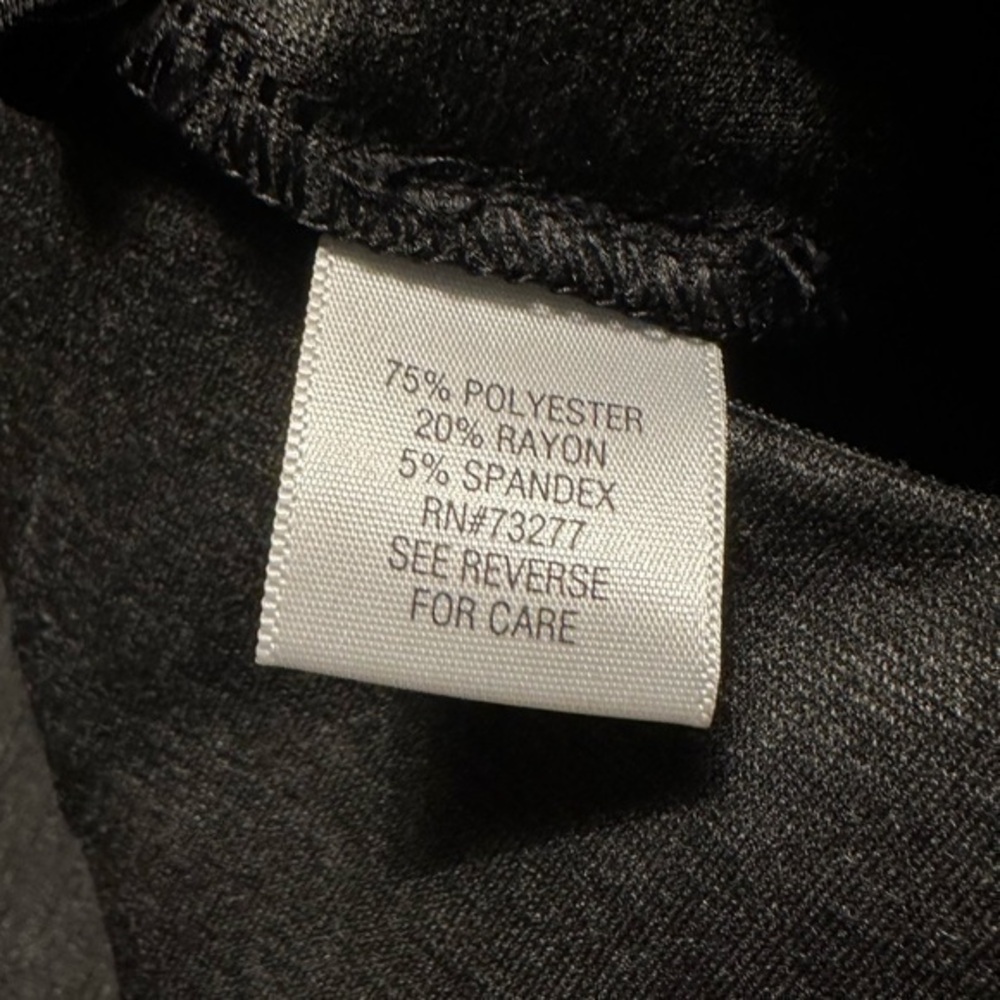 Dana Buchman Women’s Charcoal Slimming Pointe Dress Pants (Small) (NWT) - Picture 8 of 9